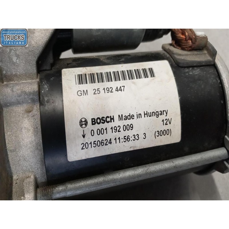 OPEL STARTER MOTOR OPEL Corsa E 2014>2019 used