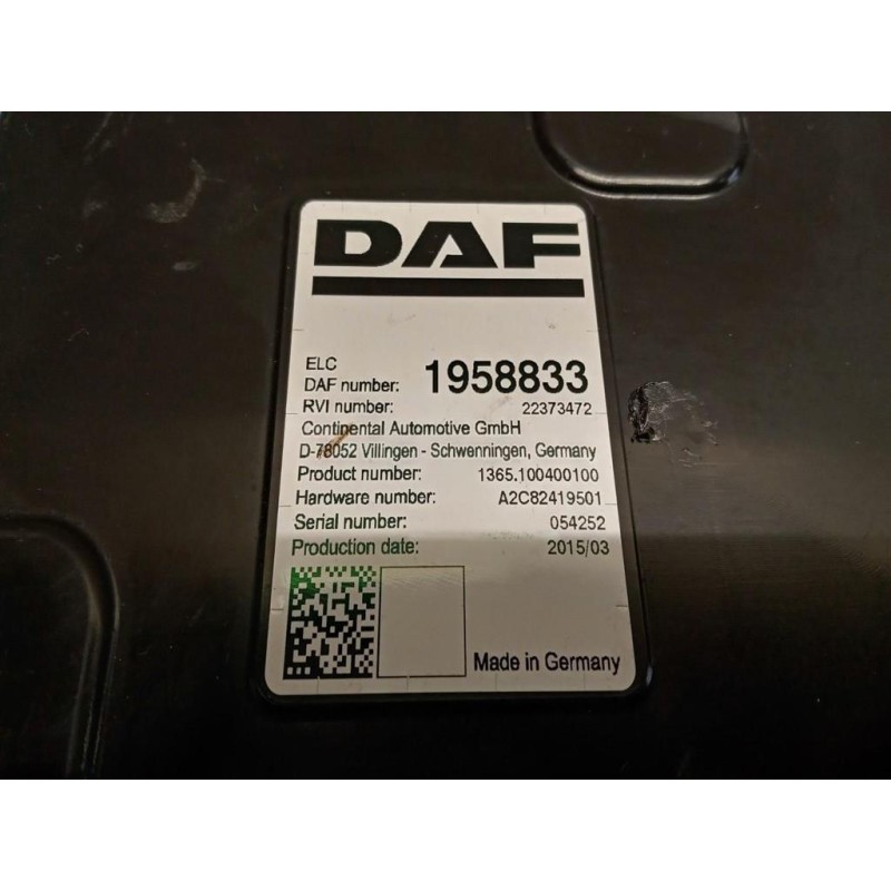 DAF VARIOUS CONTROL UNITS D  DAF XF106 used