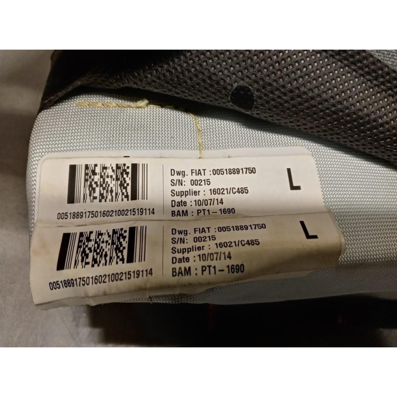 FIAT CURTAIN AIRBAG LEFT FIAT F.500L 2012> used