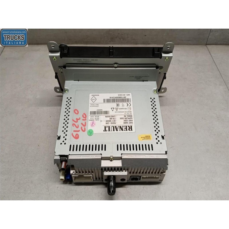 RENAULT CAR RADIO RENAULT Clio 2012>2016 used