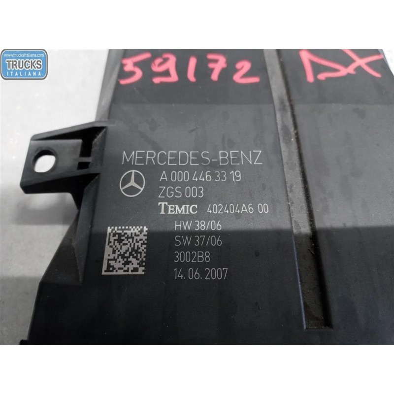 MERCEDES-BENZ truck VARIOUS CONTROL UNITS A  MERCEDES-BENZ truck Actros euro 5 2008>2013 used