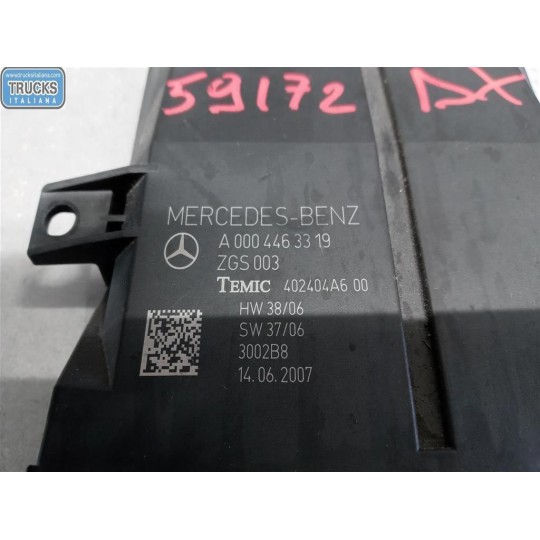 VARIOUS CONTROL UNITS A  MERCEDES-BENZ truck Actros euro 5 2008>2013 used