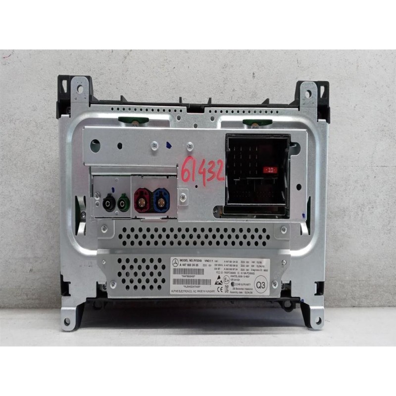 MERCEDES-BENZ van AUTORADIO MERCEDES-BENZ van Vito-V (W447) 2014>2019 usato