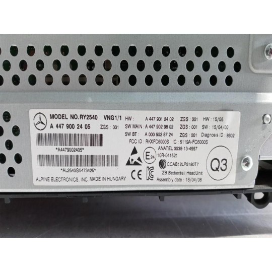 AUTORADIO MERCEDES-BENZ van Vito-V (W447) 2014>2019 usato