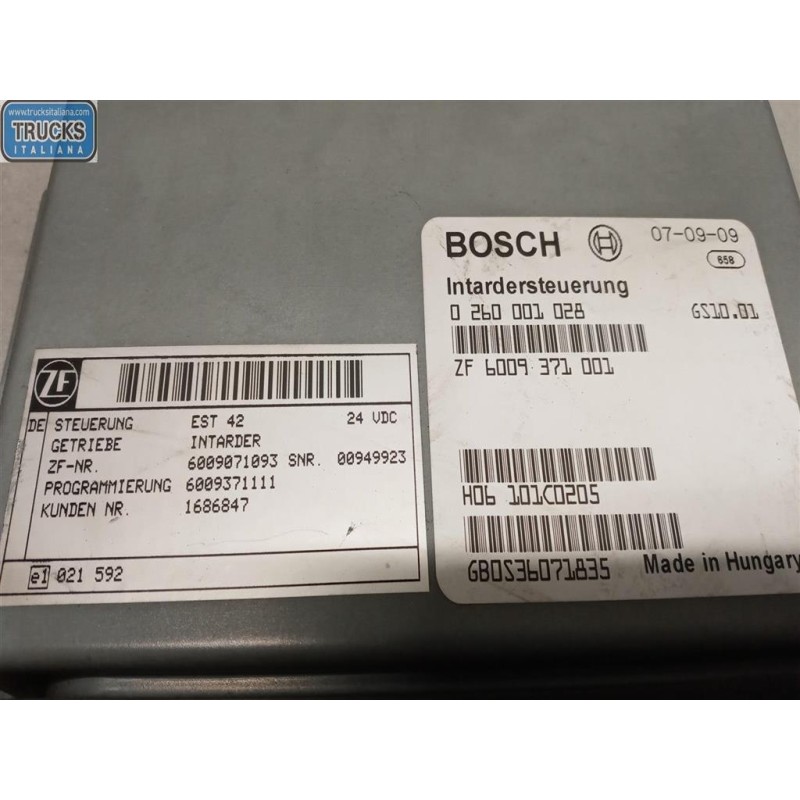 DAF VARIOUS CONTROL UNITS A  DAF XF105 used