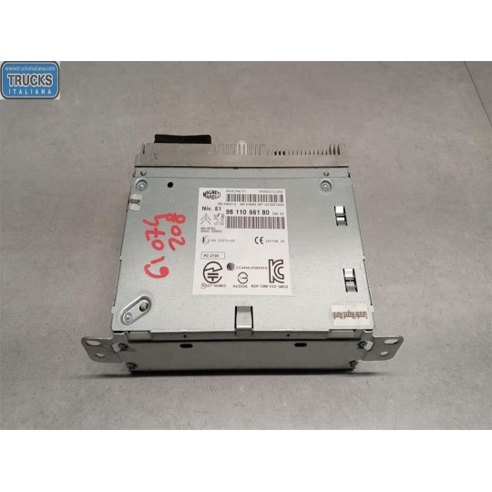 CAR RADIO PEUGEOT 208 2015>2019 used