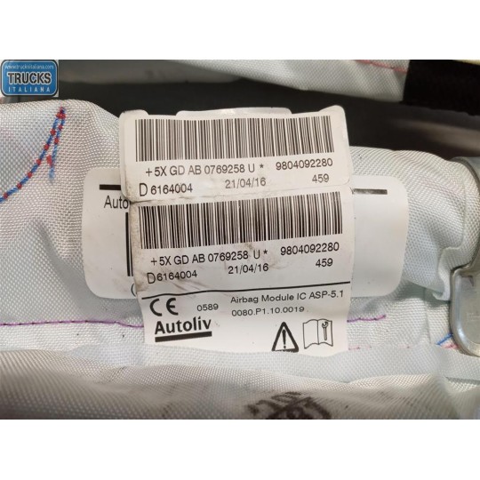 RIGHT ROOF AIR BAG PEUGEOT 208 2015>2019 used