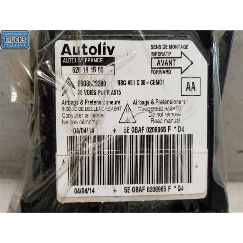 CITROEN KIT AIR BAG
 CITROEN C3 2013>2016 used