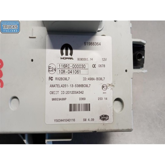 CENTRALINA MOTORE FIAT F.500L 2012> usato