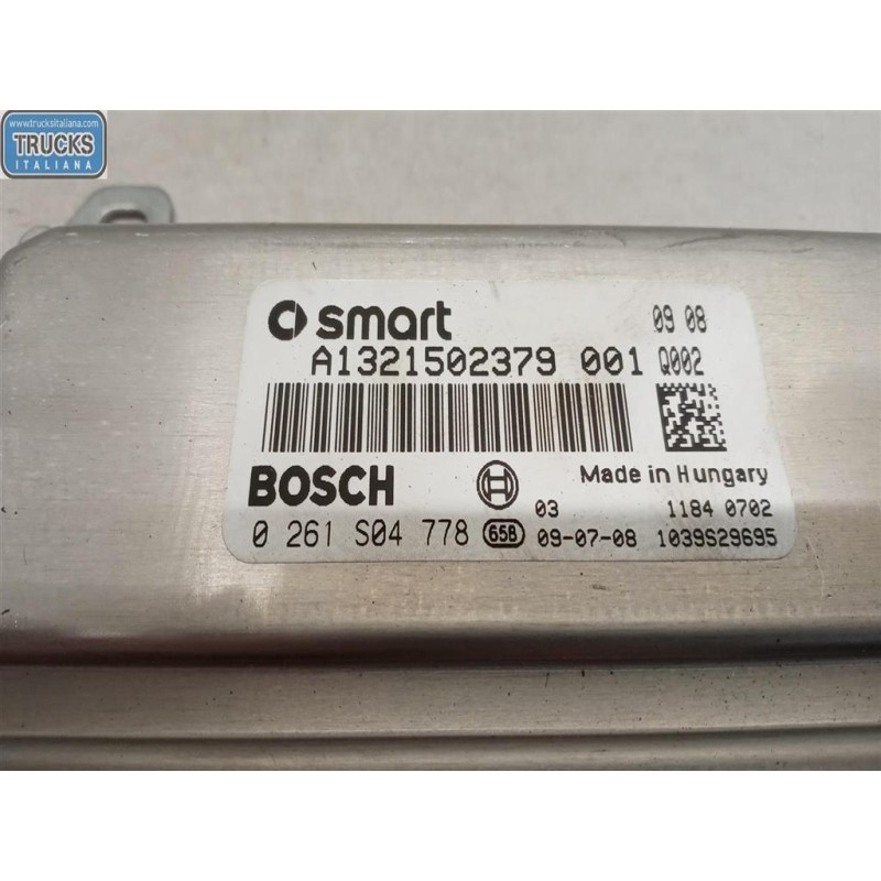 SMART ENGINE UNIT SMART Fortwo 2007>2015 used