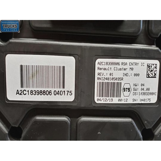 QUADRO STRUMENTI RENAULT van Master 2019> usato