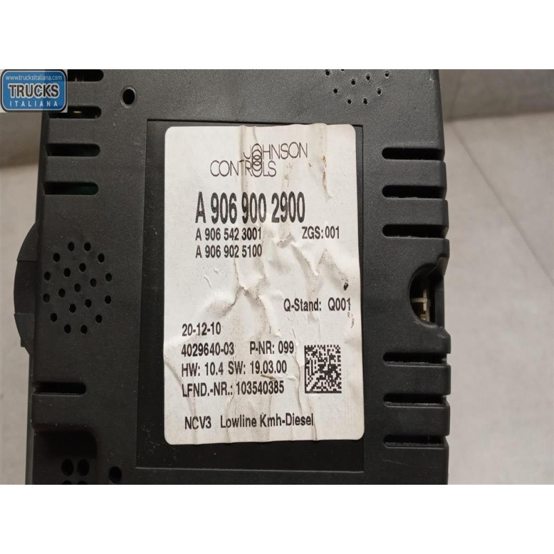 MERCEDES-BENZ van QUADRO STRUMENTI MERCEDES-BENZ van Sprinter 2009>2013 usato