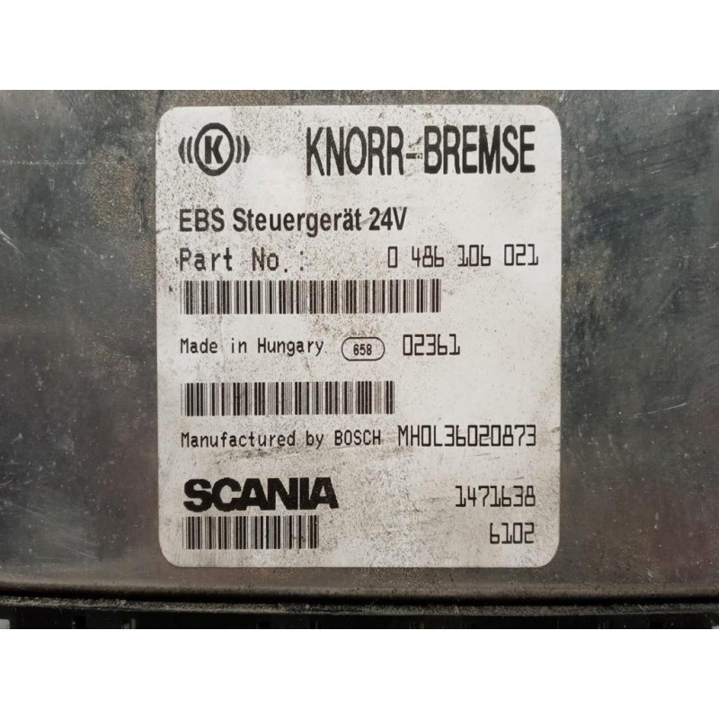SCANIA EBS CONTROL UNIT  SCANIA 164 used