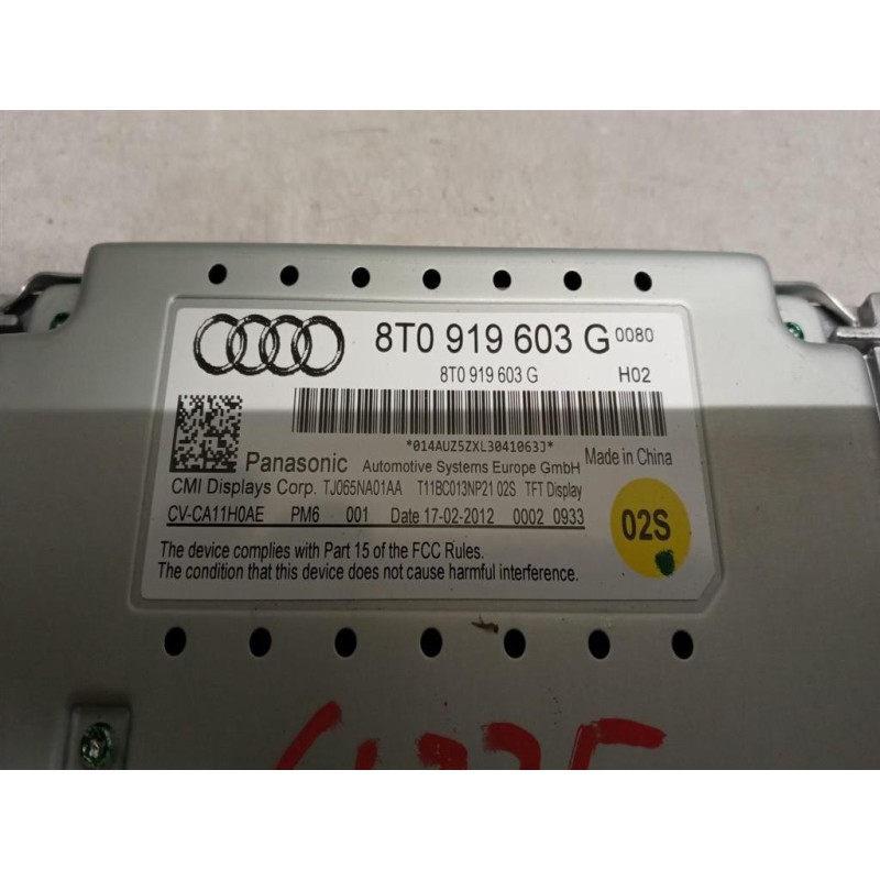 AUDI VARIOUS DISPLAY  AUDI A4 2011>2015 used
