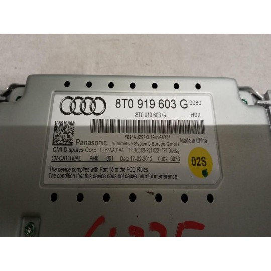 VARIOUS DISPLAY  AUDI A4 2011>2015 used