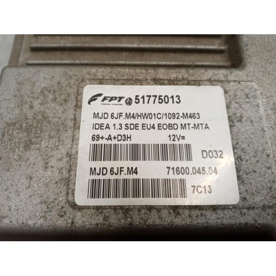 CENTRALINA MOTORE FIAT Idea 2005>2013 usato