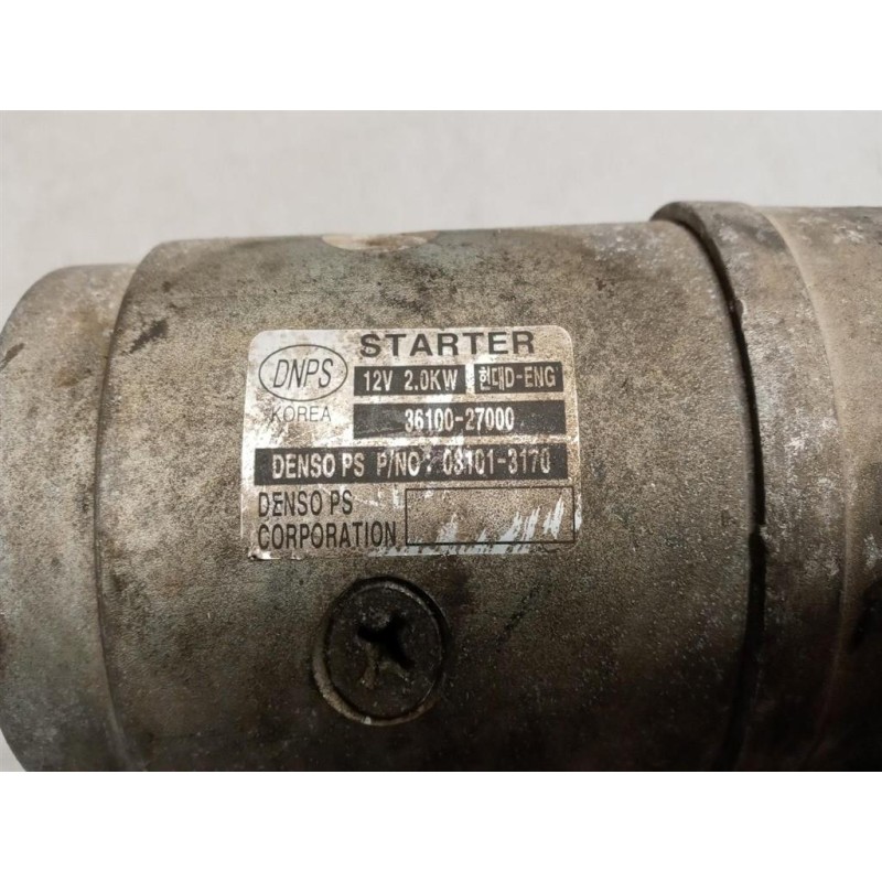 HYUNDAI STARTER MOTOR HYUNDAI Santa Fe 2000>2006 used