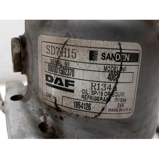 AIR CONDITIONER COMPRESSOR DAF 85CF used