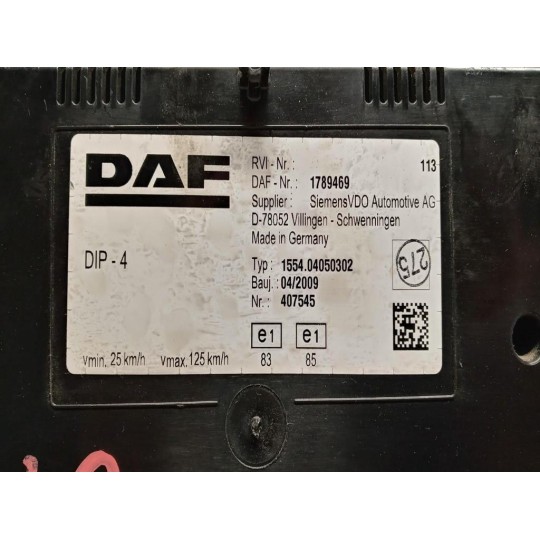 QUADRO STRUMENTI DAF 85CF usato