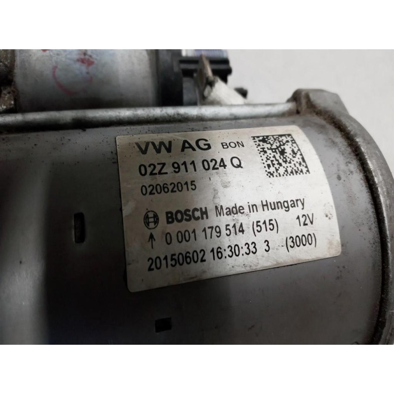 VOLKSWAGEN STARTER MOTOR VOLKSWAGEN Golf 7 2012>2016 used