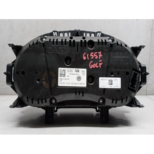 INSTRUMENT PANEL VOLKSWAGEN Golf 7 2012>2016 used
