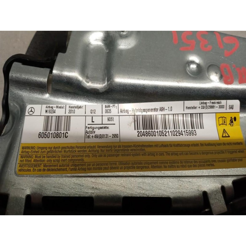 MERCEDES-BENZ AIR BAG LATERALE SINISTRO MERCEDES-BENZ Classe C (W204) 2007>2011 usato