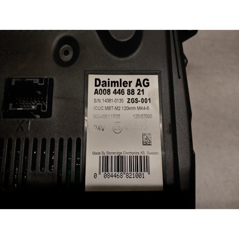 MERCEDES-BENZ truck INSTRUMENT PANEL MERCEDES-BENZ truck Actros euro 6 2014>2021 used