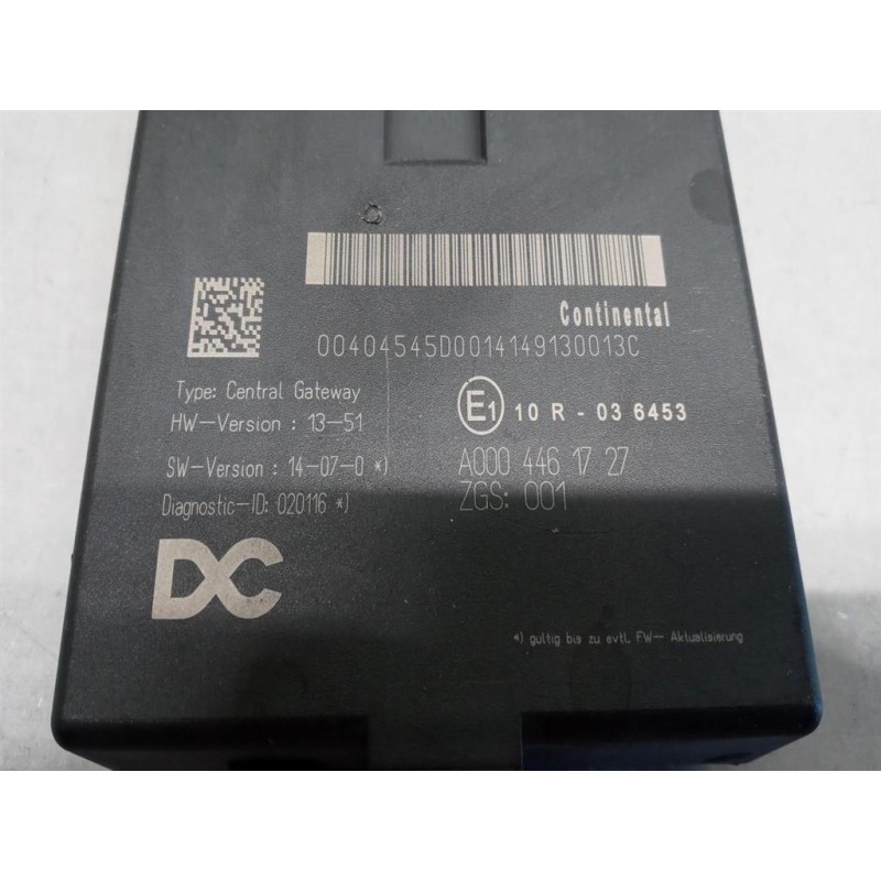 MERCEDES-BENZ truck VARIOUS CONTROL UNITS A  MERCEDES-BENZ truck Actros euro 6 2014>2021 used