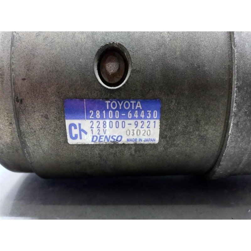 TOYOTA STARTER MOTOR TOYOTA Rav 4 2000>2003 used