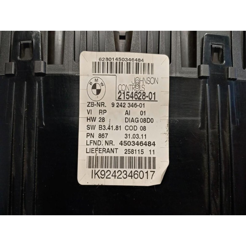 BMW QUADRO STRUMENTI BMW Serie X1 (E84) 2009>2012 usato