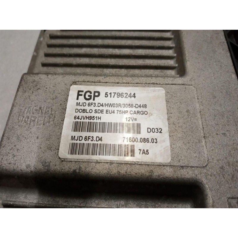 FIAT CENTRALINA MOTORE FIAT Doblo' 2005>2009 usato