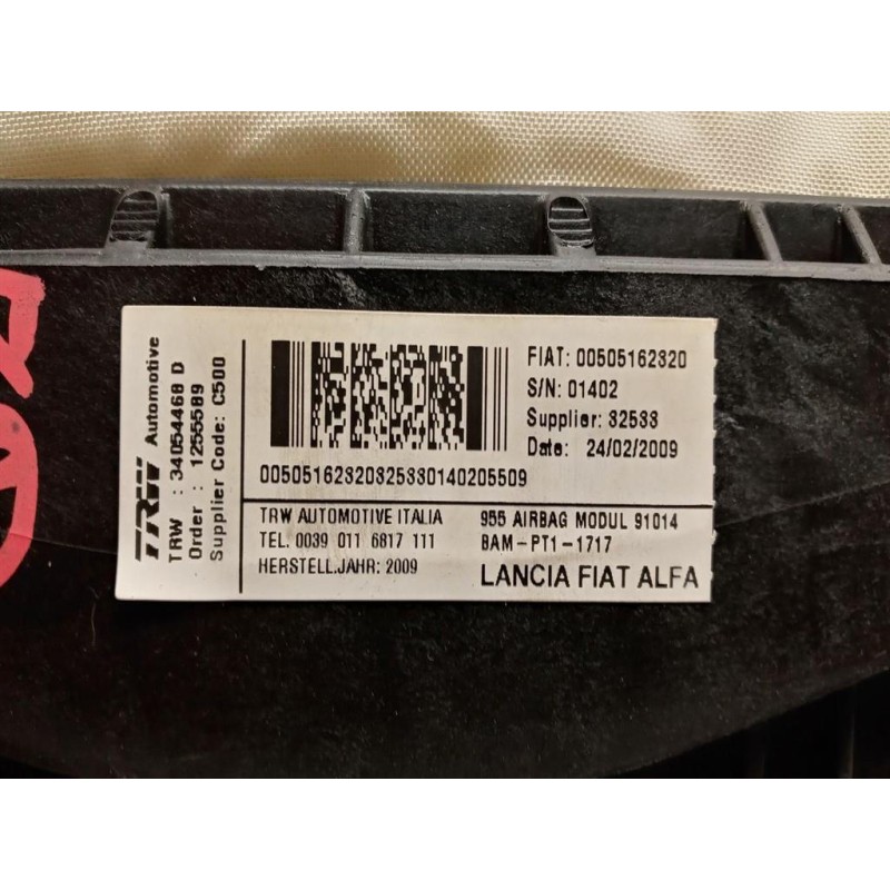 ALFA ROMEO PASSENGER AIR BAG  ALFA ROMEO Mito 2008>2011 used