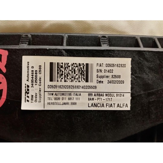 PASSENGER AIR BAG  ALFA ROMEO Mito 2008>2011 used
