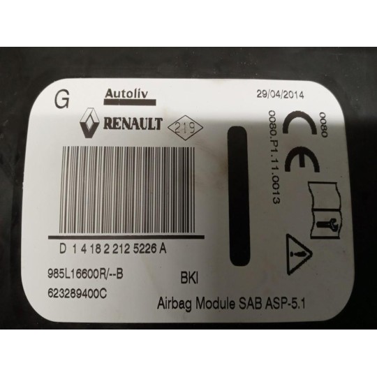 CURTAIN AIRBAG LEFT RENAULT Megane 2014>2016 used