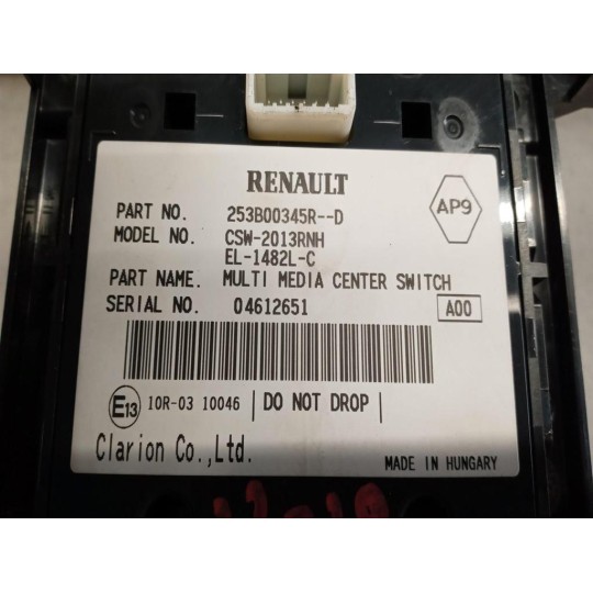 INTERRUTTORI E PULSANTI ABITACOLO RENAULT Megane 2014>2016 usato