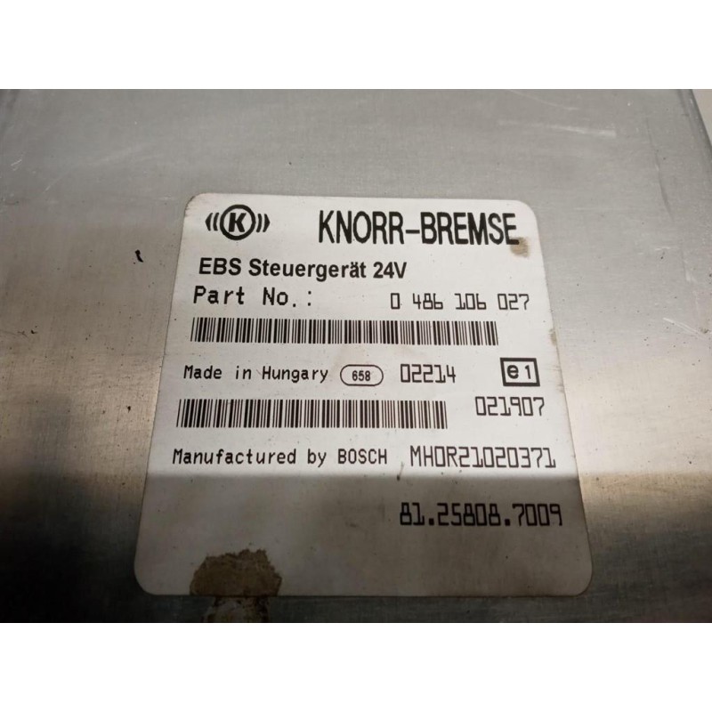 MAN EBS CONTROL UNIT  MAN TG-A 2000>2007 used