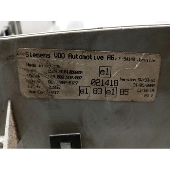 QUADRO STRUMENTI MAN TG-A 2000>2007 usato