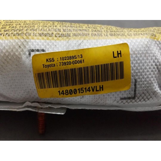CURTAIN AIRBAG LEFT TOYOTA Yaris 2011>2014 used