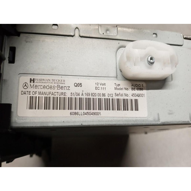MERCEDES-BENZ AUTORADIO MERCEDES-BENZ Classe A (W169) 2004>2008 usato