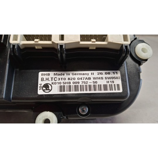 AC CONTROL UNIT SKODA Yeti 2009>2012 used