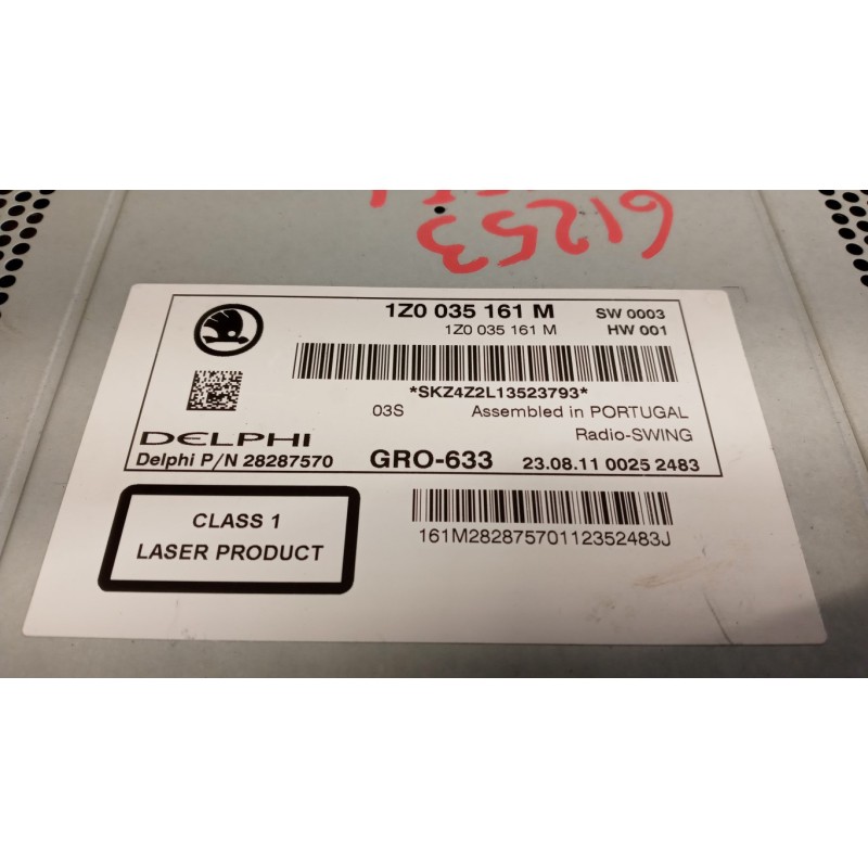 SKODA AUTORADIO SKODA Yeti 2009>2012 usato