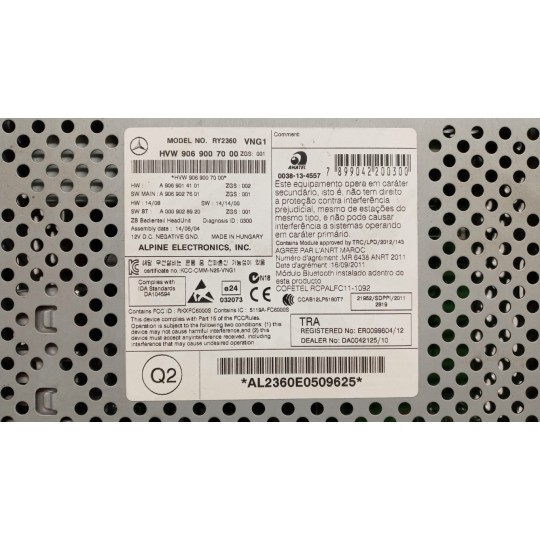 AUTORADIO VOLKSWAGEN van Crafter 2006>2016 usato