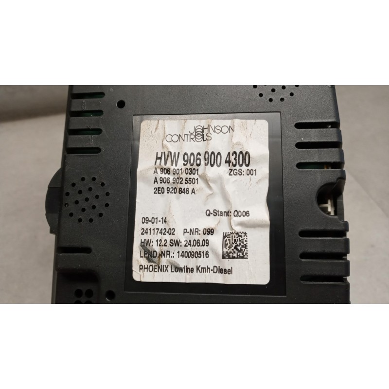 VOLKSWAGEN van QUADRO STRUMENTI VOLKSWAGEN van Crafter 2006>2016 usato