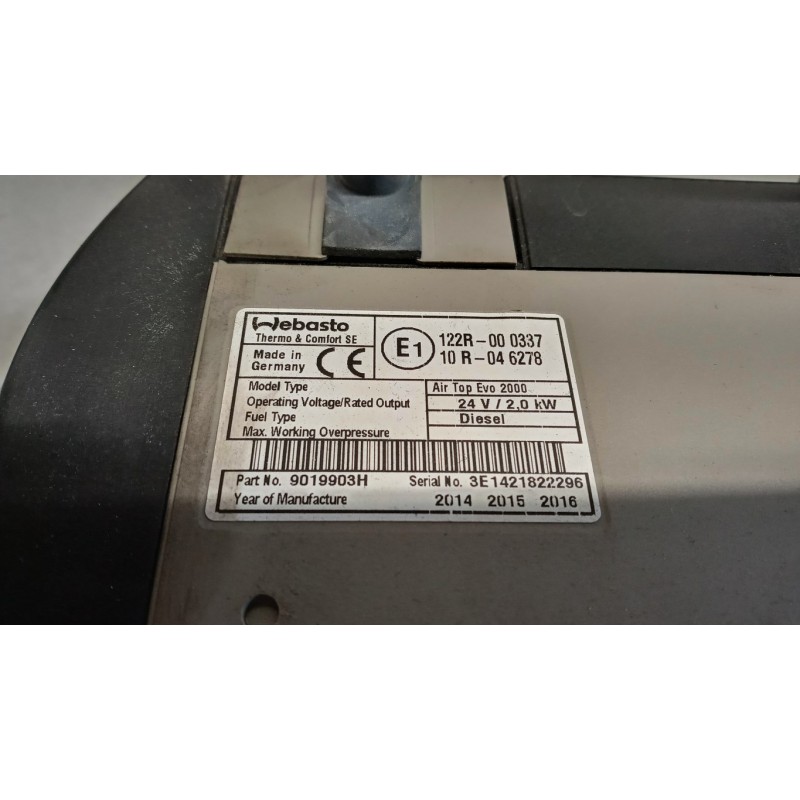 VOLVO truck WEBASTO VOLVO truck FH euro 6 used