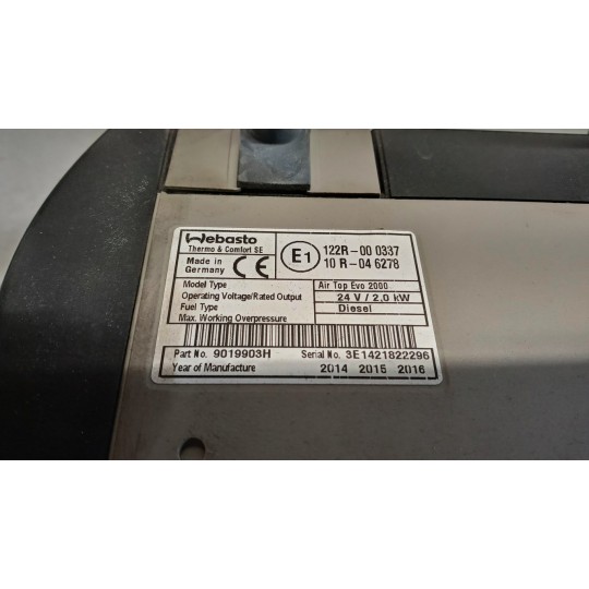 WEBASTO VOLVO truck FH euro 6 usato