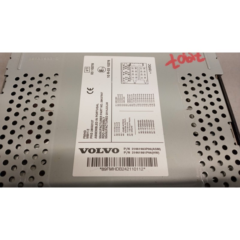 VOLVO truck CD CHANGER  VOLVO truck FH euro 6 used