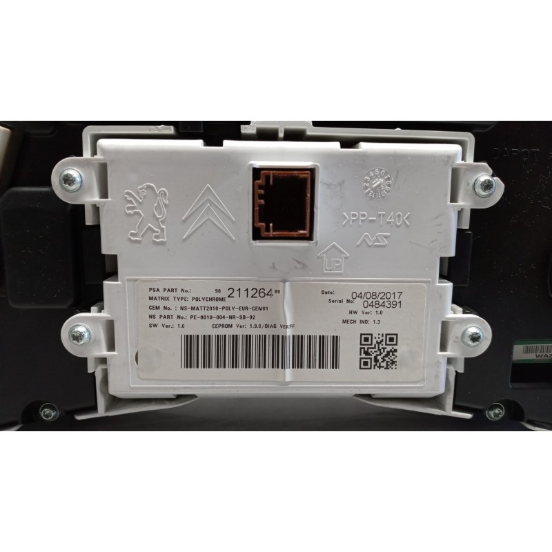 PEUGEOT INSTRUMENT PANEL PEUGEOT 508 2010>2018 used