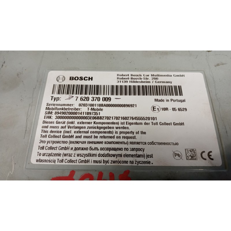 VOLVO truck VARIOUS CONTROL UNITS B  VOLVO truck FH euro 6 used