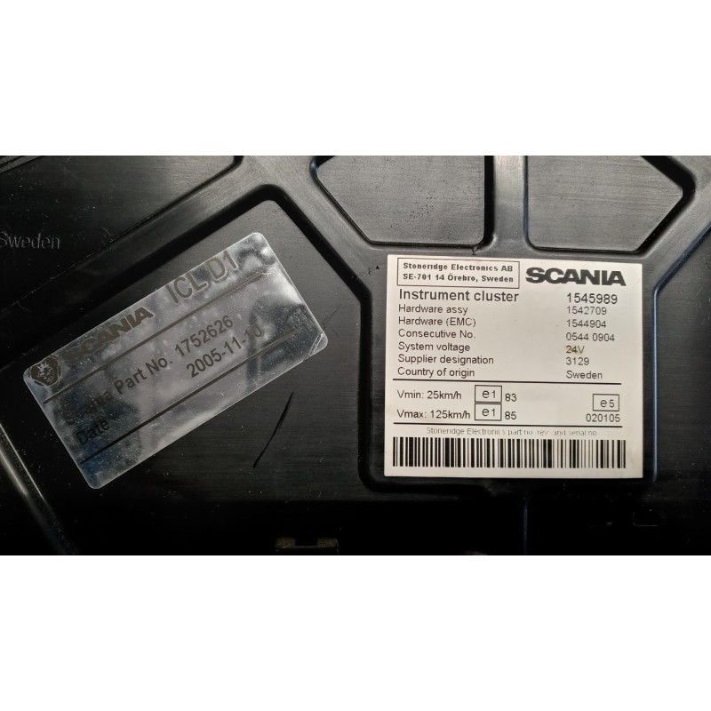 SCANIA INSTRUMENT PANEL SCANIA Serie R 2005> used