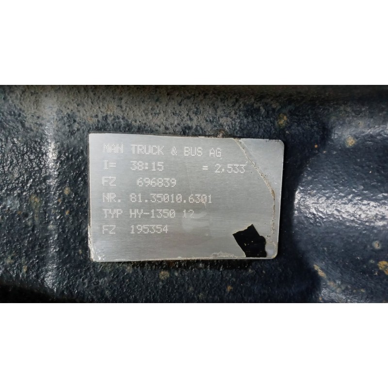 MAN ASSALE POSTERIORE MAN TGX euro 6 usato